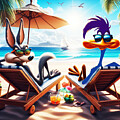 Vacation Photo - Wile E. Coyote and the Road Runner